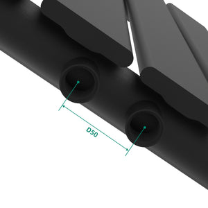 Radiador de diseño Nore Negro 60x30cm Monocapa 249W [neu.haus]