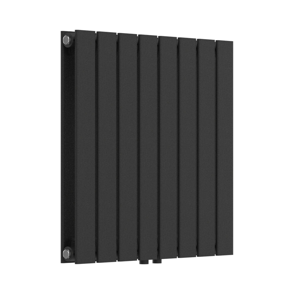 Radiador de diseño Nore Negro 60x60cm Doble capa 809W [neu.haus]