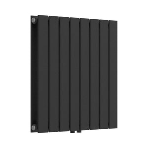 Radiador de diseño Nore Negro 60x60cm Doble capa 809W [neu.haus]