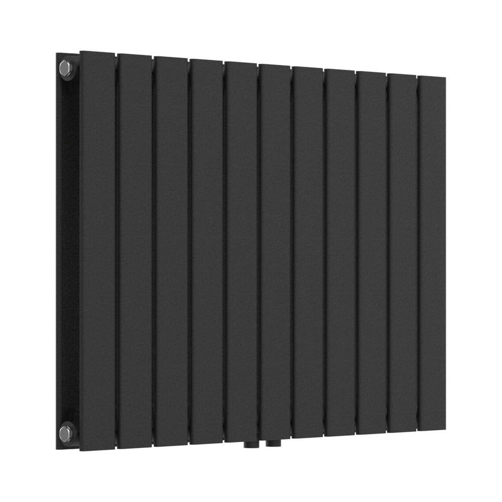 Radiador de diseño Nore Negro 60x80cm Doble capa 1097W [neu.haus]