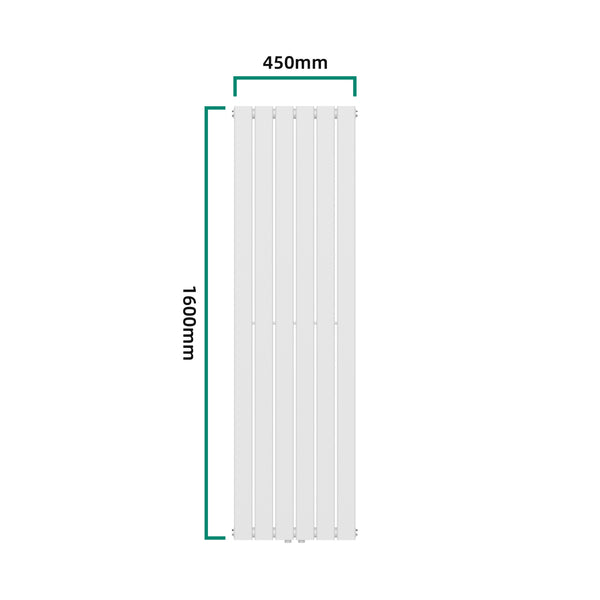 Radiador de diseño Nore Blanco 160x45cm Monocapa 790W [neu.haus]