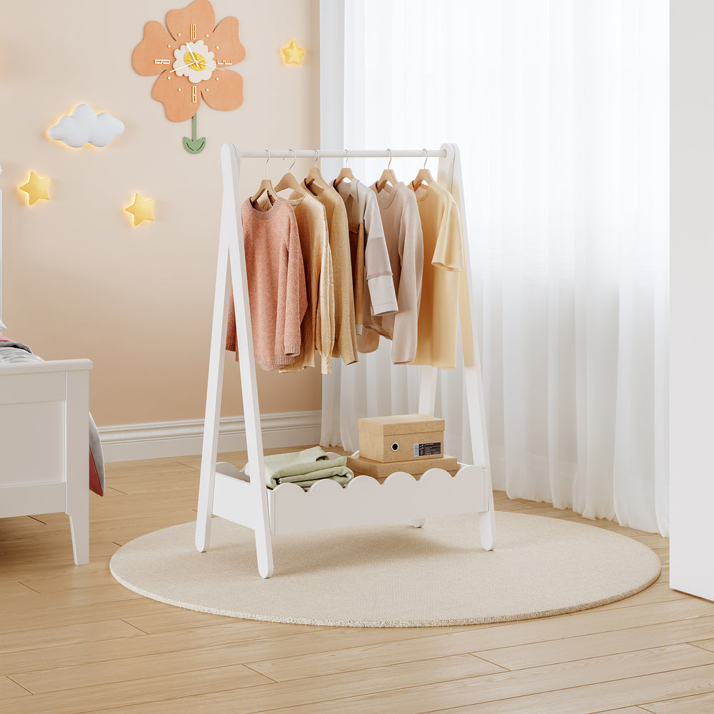 Guardarropa infantil Vestnes 99x66x38 cm [en.casa]