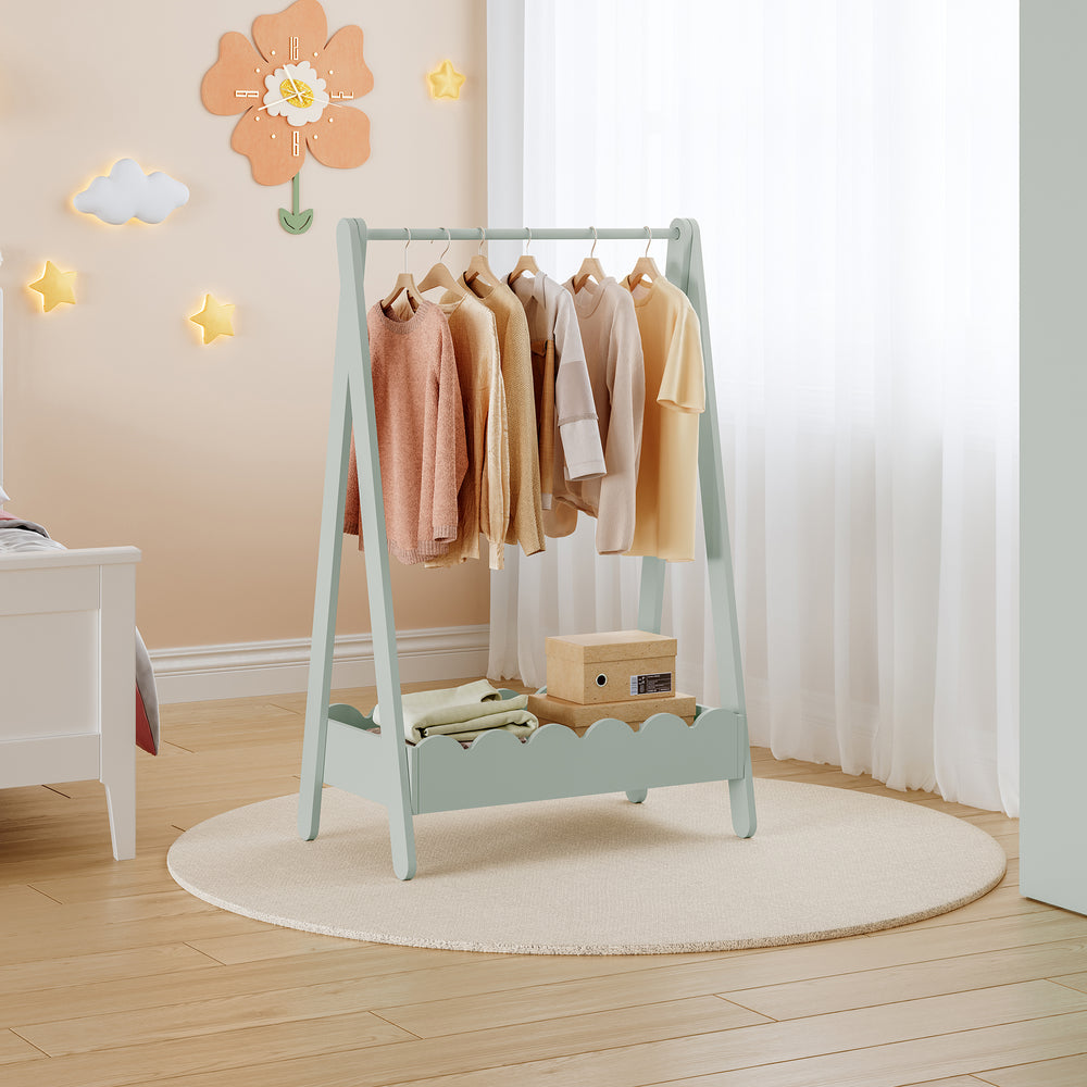 Guardarropa infantil Vestnes 99x66x38 cm [en.casa]