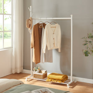 Perchero con ruedas Snåsa 170x105x43 cm [en.casa]