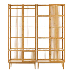 Conjunto de vestuario de estantería independiente Trundholm + perchero Vemb [en.casa]