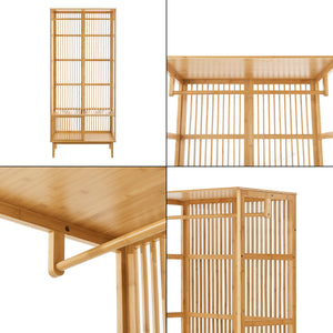 Conjunto de vestuario de estantería independiente Trundholm + perchero Vemb [en.casa]