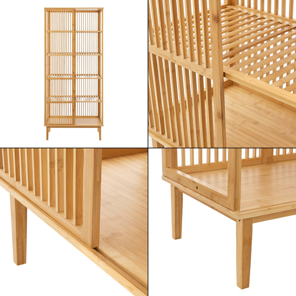 Conjunto de vestuario de estantería independiente Trundholm + perchero Vemb [en.casa]