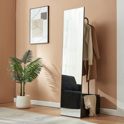 Espejo de vestidor 2 en 1 Saden 165x40x51 cm [en.casa]
