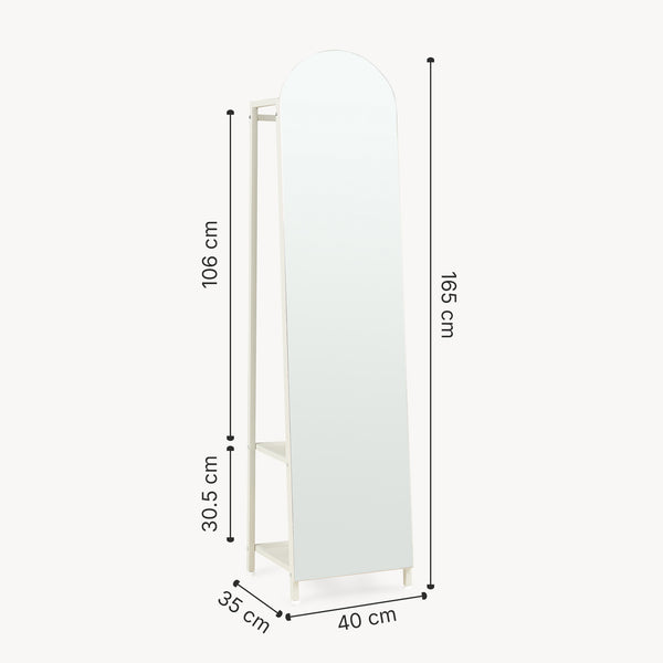 Espejo de vestidor 2 en 1 Frenraby [en.casa]