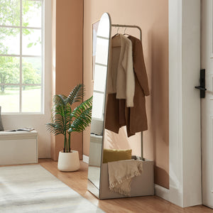 Espejo de vestidor 2 en 1 Kuonta 165x40x51 cm [en.casa]