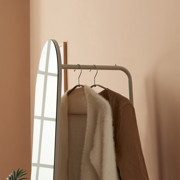 Espejo de vestidor 2 en 1 Kuonta 165x40x51 cm [en.casa]