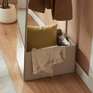 Espejo de vestidor 2 en 1 Kuonta 165x40x51 cm [en.casa]