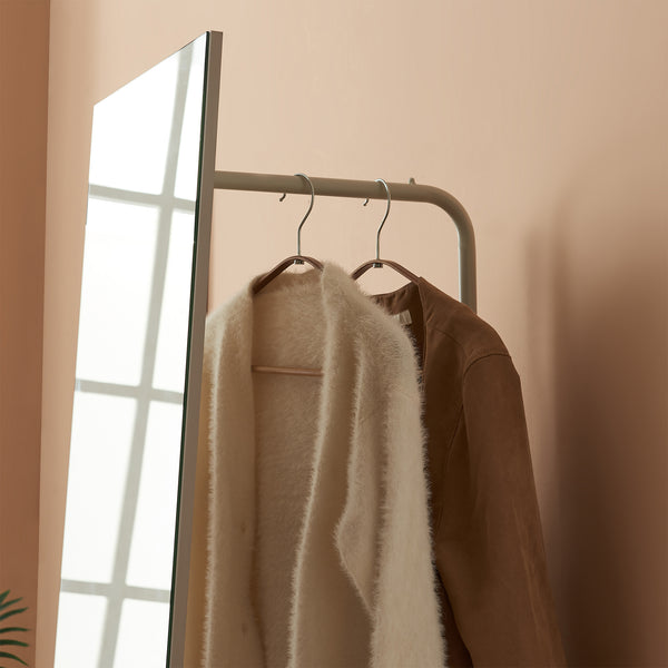 Espejo de vestidor 2 en 1 Saden 165x40x51 cm [en.casa]