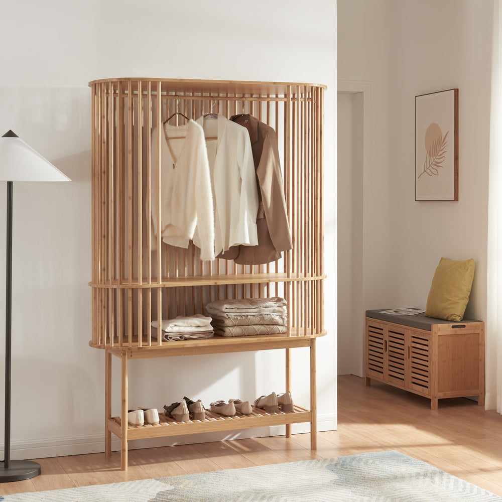 Perchero Pomarkku Bambú [en.casa]