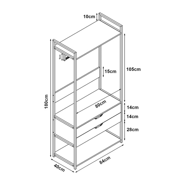 Conjunto de perchero Larem [en.casa]