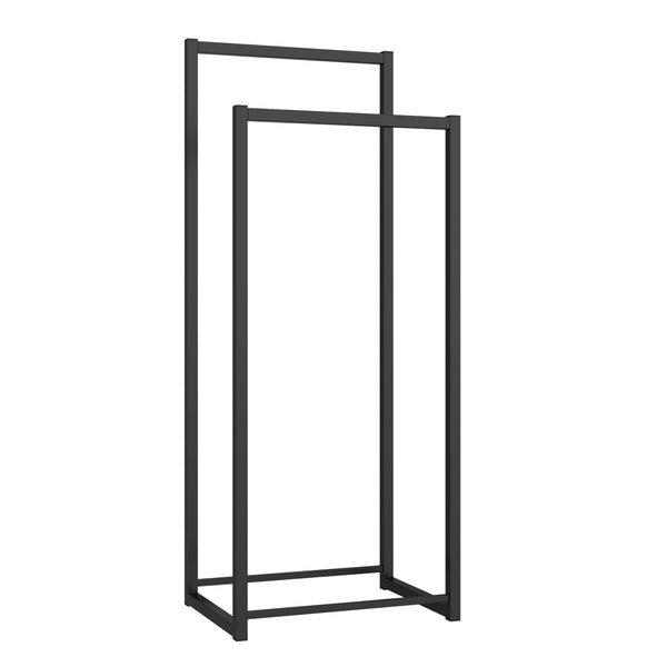 Perchero burro Holtalen 2 barras metálicas 85/100x40x30cm [en.casa]