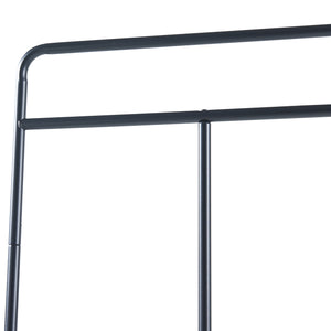 Perchero Sandviken 166x63x48 cm acero [en.casa]