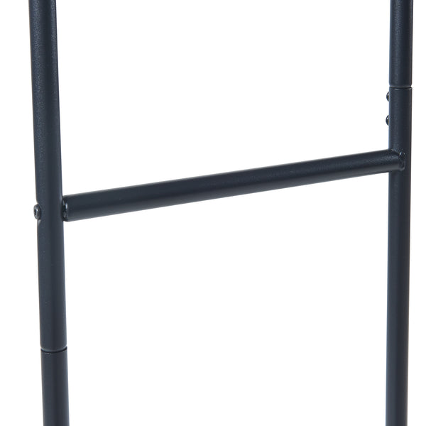 Perchero Sandviken 166x63x48 cm acero [en.casa]