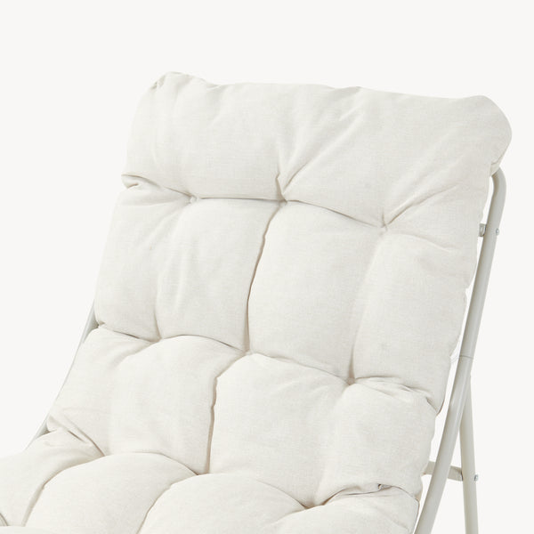 Conjunto de muebles de jardín Malmö sillón con reposapiés [casa.pro]