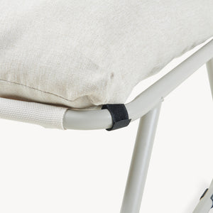 Conjunto de muebles de jardín Malmö sillón con reposapiés [casa.pro]