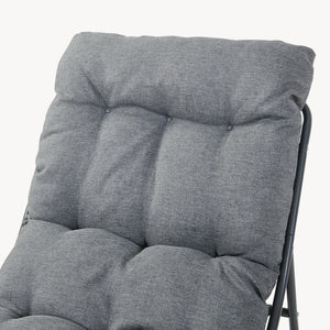 Conjunto de muebles de jardín Malmö sillón con reposapiés [casa.pro]