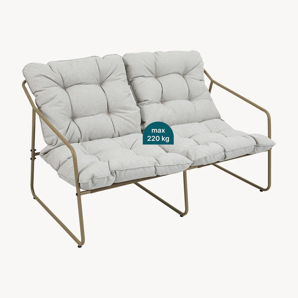 Conjunto de muebles de jardín Kivanta de 5 piezas [en.casa]