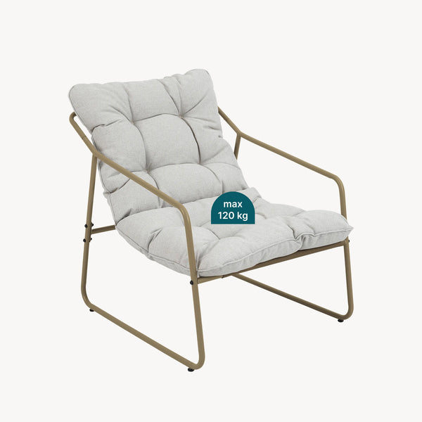 Conjunto de muebles de jardín Kivanta de 5 piezas [en.casa]