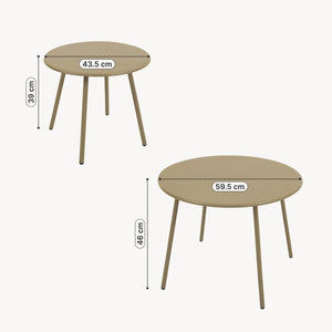 Conjunto de muebles de jardín Kivanta de 5 piezas [en.casa]