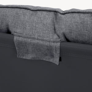 Juego de muebles de jardín Kivanta 5 piezas - /Gris [en.casa]