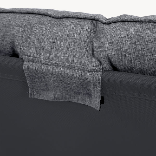 Juego de muebles de jardín Kivanta 5 piezas - /Gris [en.casa]