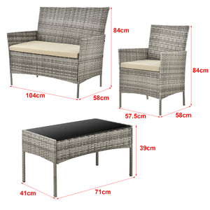 Conjunto de muebles de jardín Prazeres varios colores en.casa