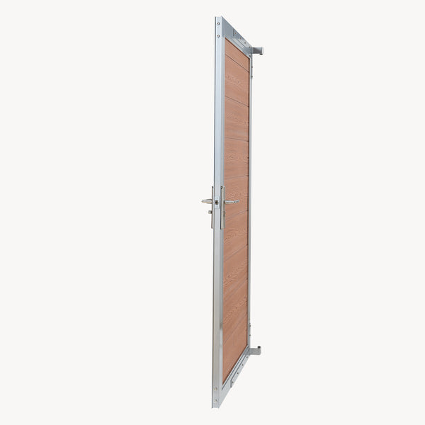 Puerta de jardín Segovia con cerradura WPC 180x90cm NEU.HOLZ 