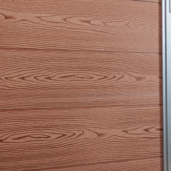 Puerta de jardín Segovia con cerradura WPC 180x90cm NEU.HOLZ 