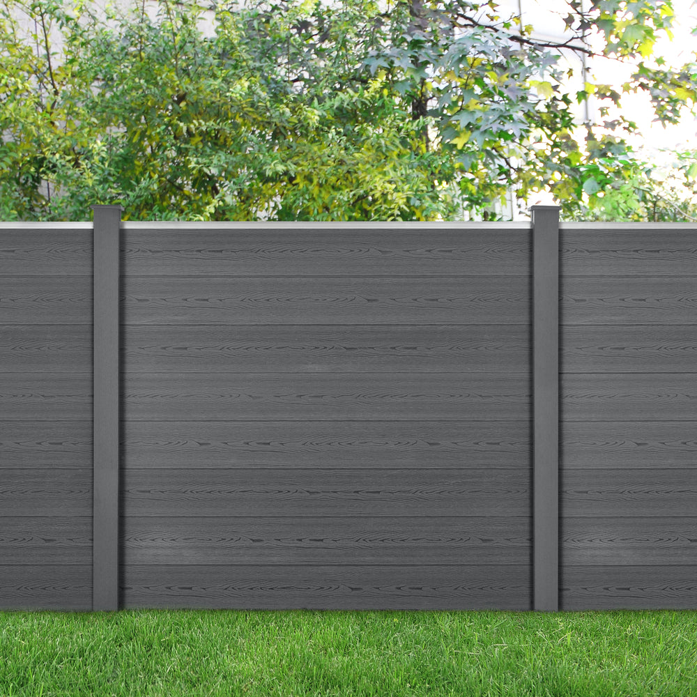 Valla de jardín Pinto en varios tamaños gris neu.holz - premiumXL