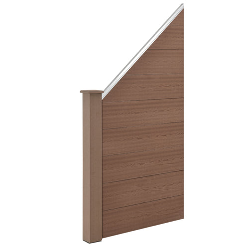 Valla de jardín Segovia WPC en varias versiones [neu.holz] - premiumXL