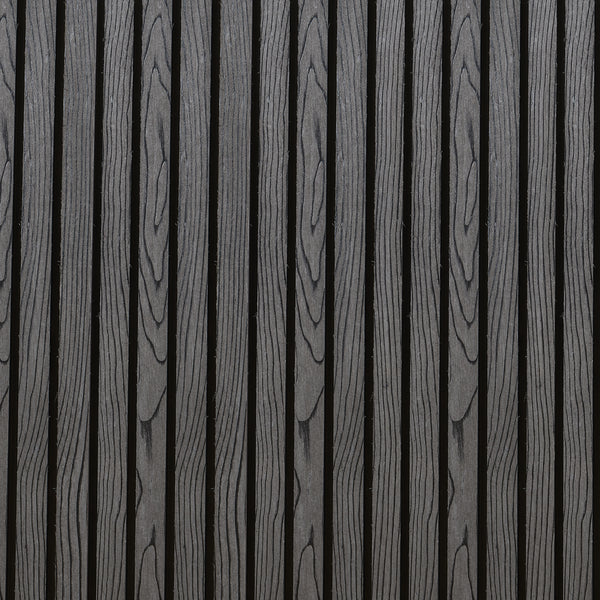 Valla jardin exterior Grassano con 1/2 postes Aluminio WPC NEU.HOLZ