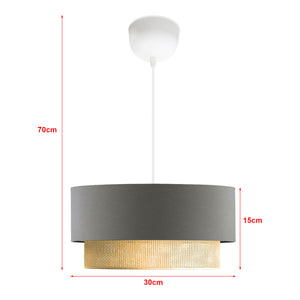 Lámpara colgante Loughborough 1 x E27 en varios colores [lux.pro]
