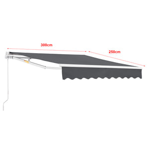 Toldo Articulado Bitonto Retráctil Manual - [en.casa]