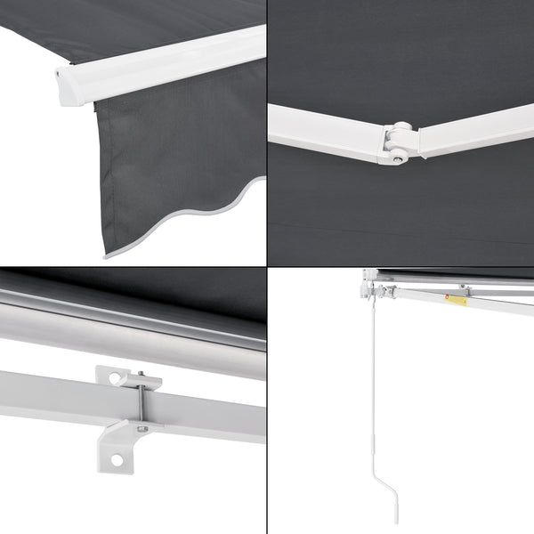 Toldo Articulado Bitonto Retráctil Manual - [en.casa]