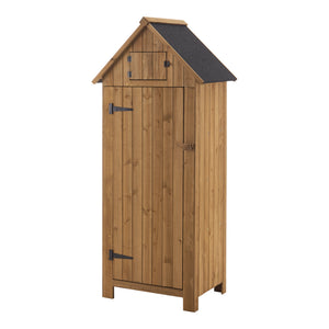 Armario para dispositivos Ottrott 179x77x54cm Almacén de leña Estantería para leña [en.casa]