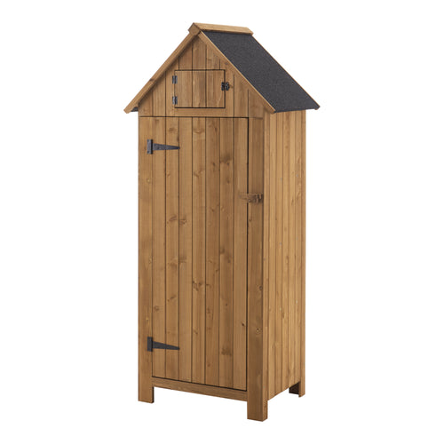 Armario para dispositivos Ottrott 179x77x54cm Almacén de leña Estantería para leña [en.casa]