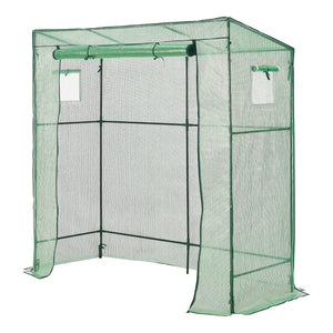 Invernadero Vlaardingen 198x78x200cm Verde [en.casa] - premiumXL