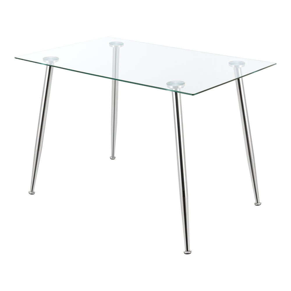 Mesa de cristal Hyrynsalmi en varios colores [en.casa] - premiumXL