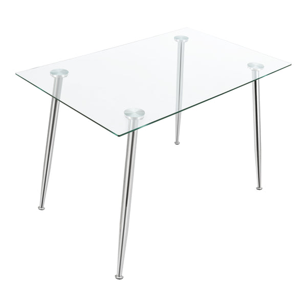 Mesa de cristal Hyrynsalmi en varios colores [en.casa]