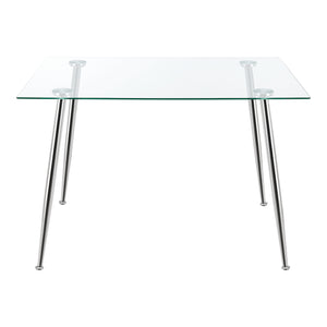 Mesa de cristal Hyrynsalmi en varios colores [en.casa]