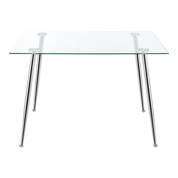 Mesa de cristal Hyrynsalmi en varios colores [en.casa]