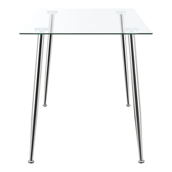 Mesa de cristal Hyrynsalmi en varios colores [en.casa]