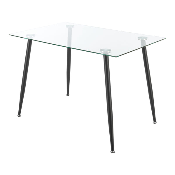Mesa de cristal Hyrynsalmi en varios colores [en.casa]