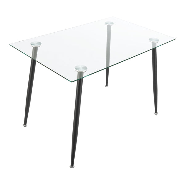 Mesa de cristal Hyrynsalmi en varios colores [en.casa]