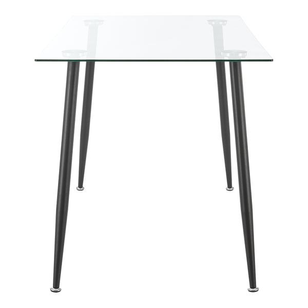 Mesa de cristal Hyrynsalmi en varios colores [en.casa]